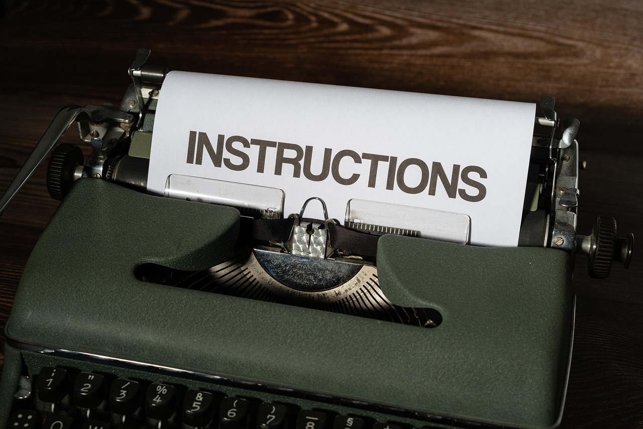 instructions